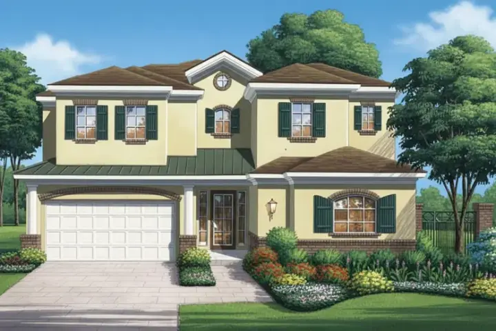 Traditional house plans 19-1739 - front exterior, 2,754 sq ft, 3 bed, 2 bath house plans | Monster House Plans