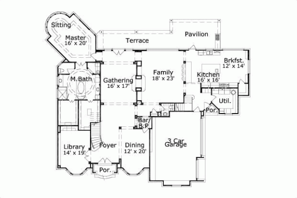 Main Floor Plan: 19-174