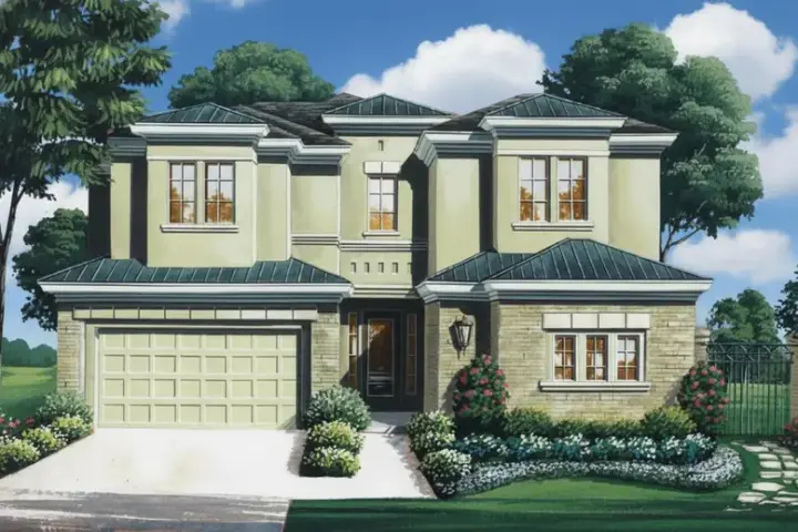 Traditional house plans 19-1744 - front exterior, 3,327 sq ft, 4 bed, 3 bath house plans | Monster House Plans