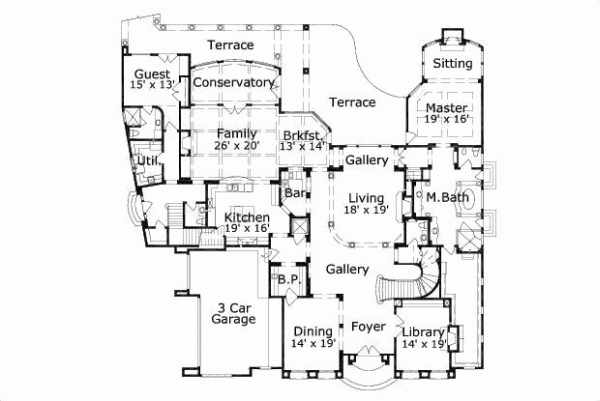 Main Floor Plan: 19-175