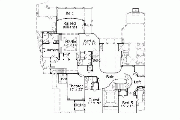 Upper/Second Floor Plan:19-175