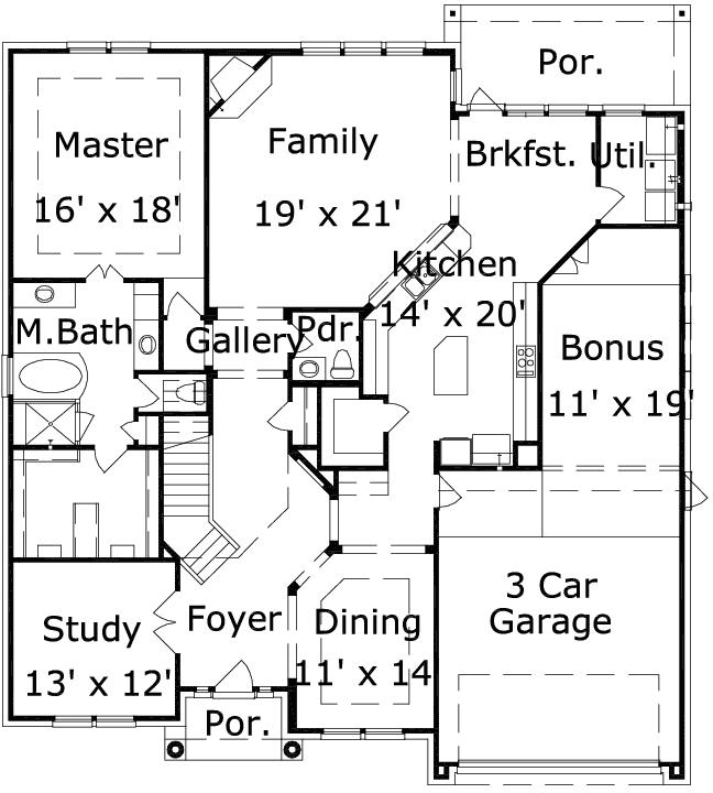 Main Floor Plan: 19-1780