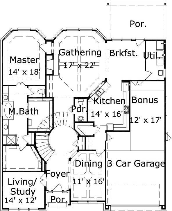 Main Floor Plan: 19-1781