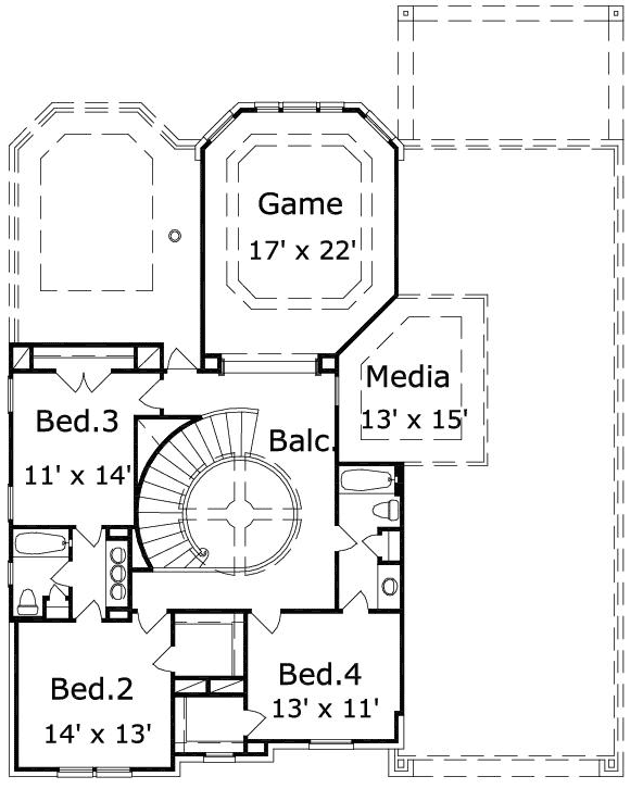 Upper/Second Floor Plan: 19-1781