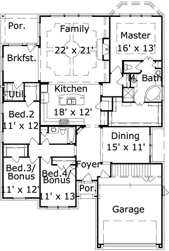 Main Floor Plan: 19-1786