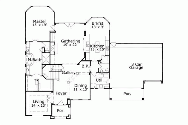 Main Floor Plan: 19-179