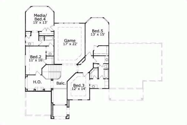 Upper/Second Floor Plan: 19-179