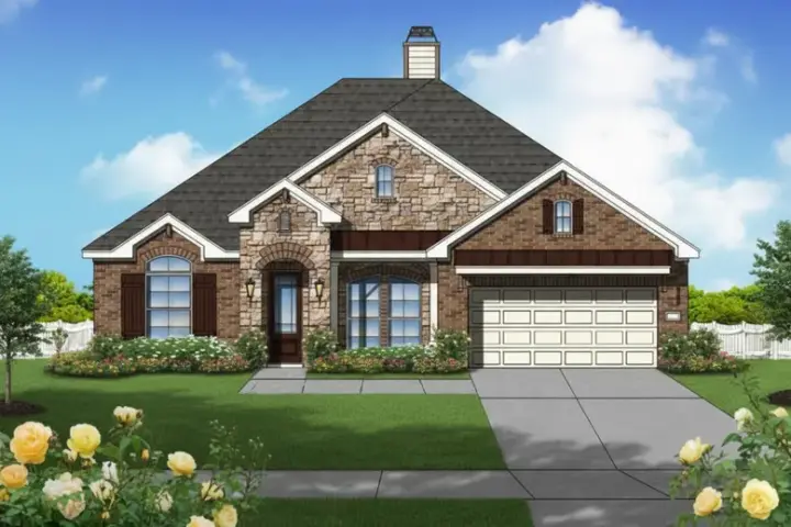 Traditional house plans 19-1790 - front exterior, 2,758 sq ft, 4 bed, 3 bath house plans | Monster House Plans