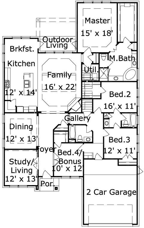 Main Floor Plan: 19-1790