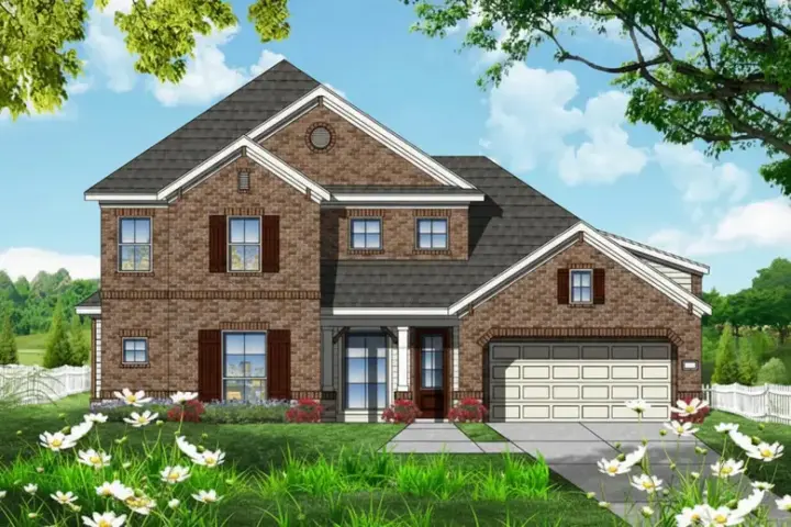 Traditional house plans 19-1793 - front exterior, 2,802 sq ft, 5 bed, 3 bath house plans | Monster House Plans