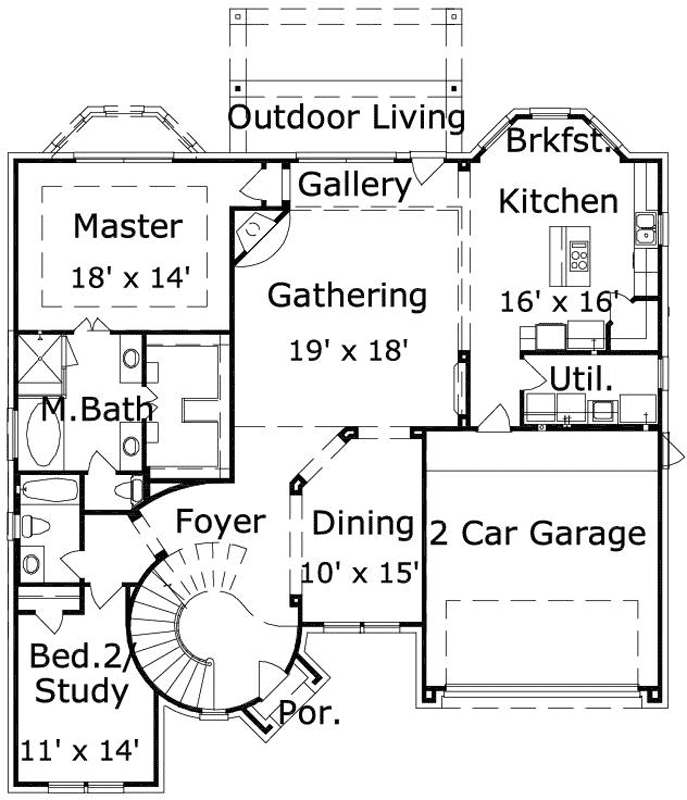 Main Floor Plan: 19-1794