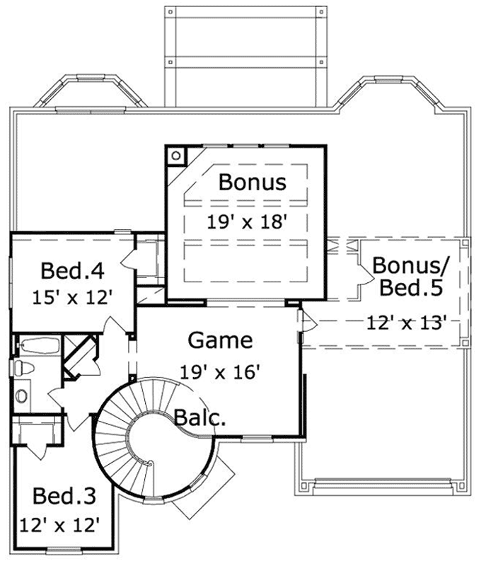 Upper/Second Floor Plan: 19-1794