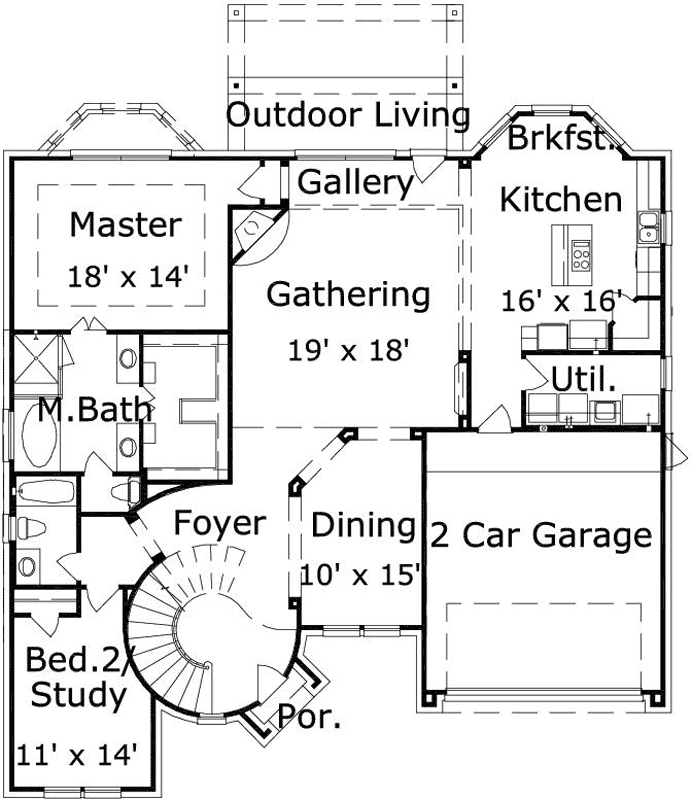 Main Floor Plan: 19-1795
