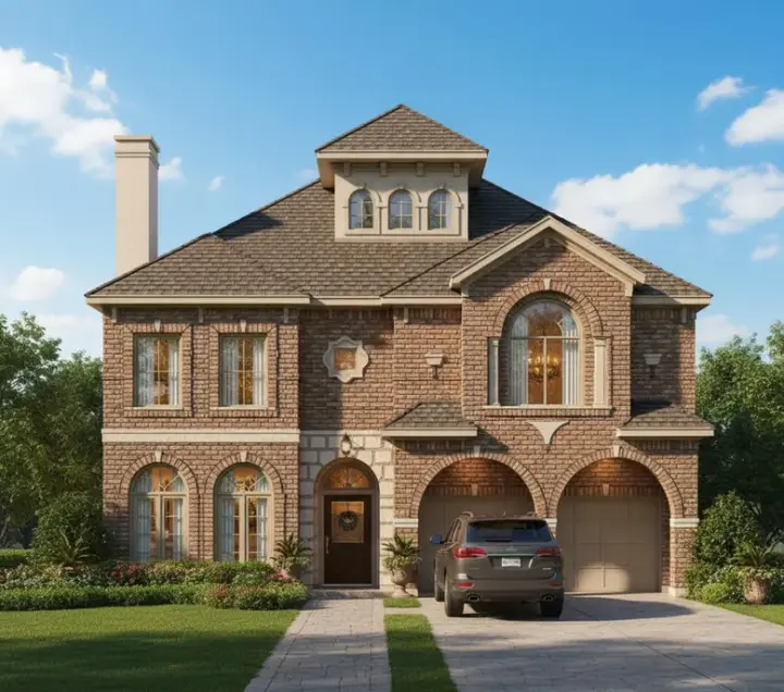 Mediterranean house plans 19-180 - front exterior, 4,347 sq ft, 3 bed, 2 bath house plans | Monster House Plans