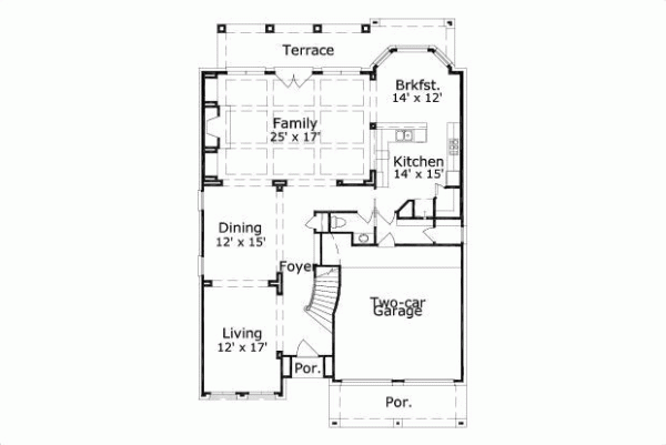 Main Floor Plan: 19-180