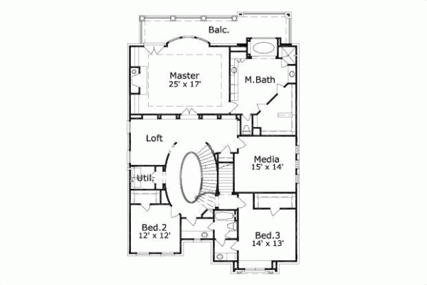 Upper/Second Floor Plan: 19-180