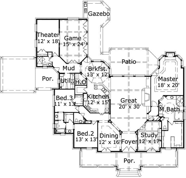Main Floor Plan: 19-1803