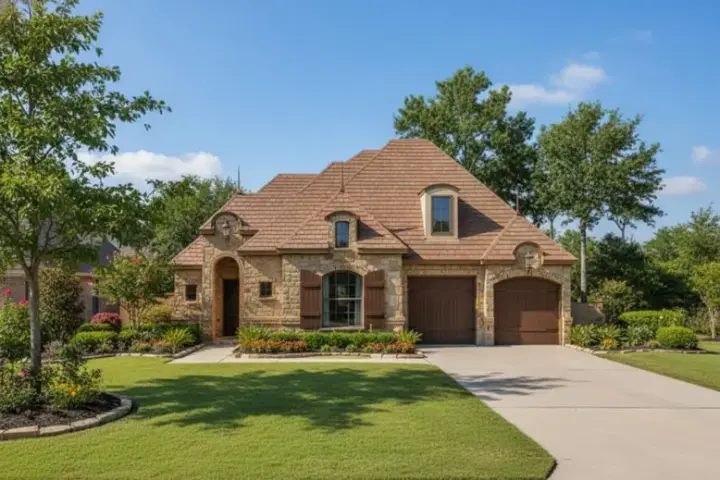 Tuscan house plans 19-1806 - front exterior, 2,442 sq ft, 4 bed, 4 bath house plans | Monster House Plans