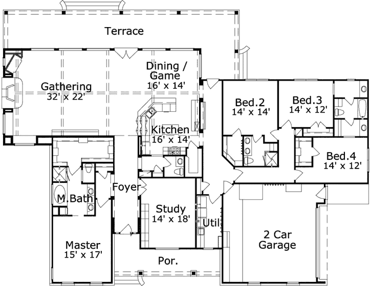 Main Floor Plan: 19-1807