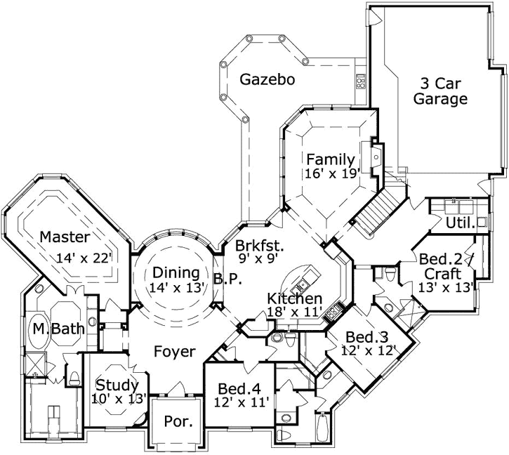 Main Floor Plan: 19-1811