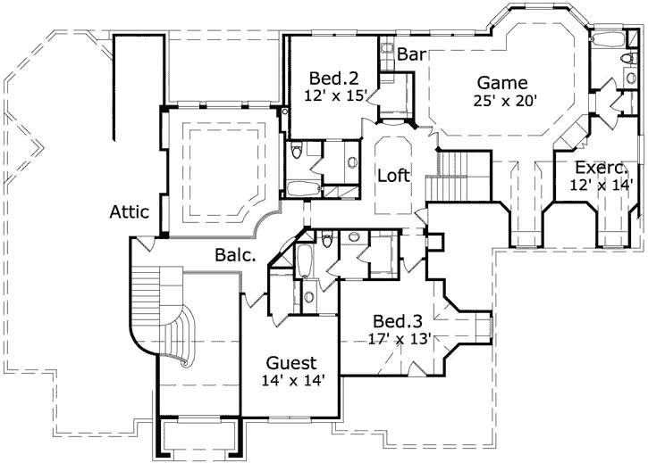 Upper/Second Floor Plan: 19-1813