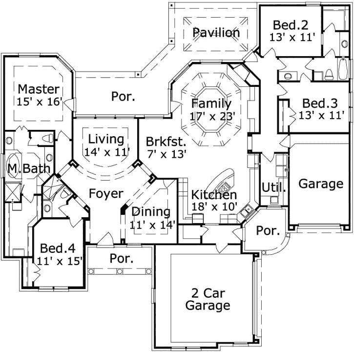 Main Floor Plan: 19-1815