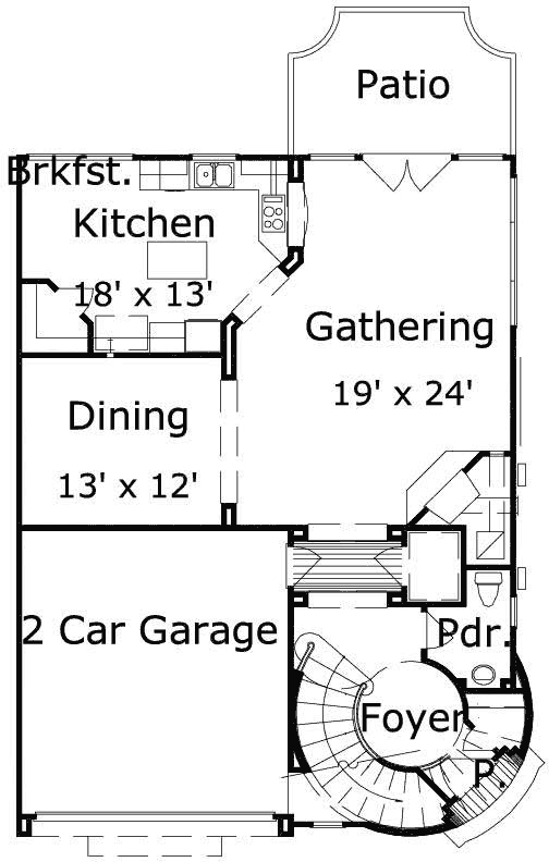 Main Floor Plan: 19-1816