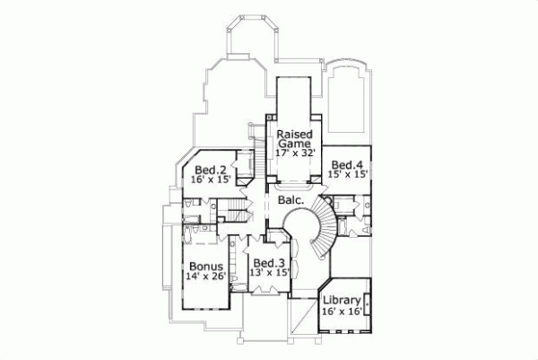 Upper/Second Floor Plan: 19-182