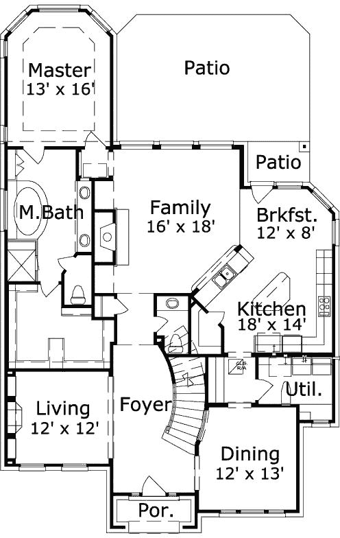 Main Floor Plan: 19-1822