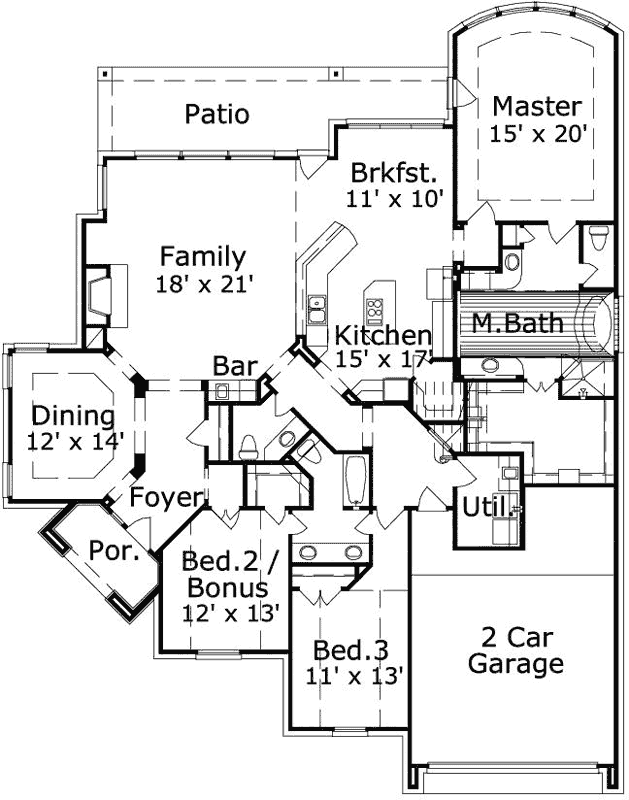 Main Floor Plan: 19-1823