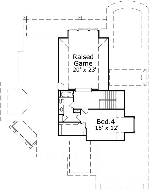 Upper/Second Floor Plan: 19-1823