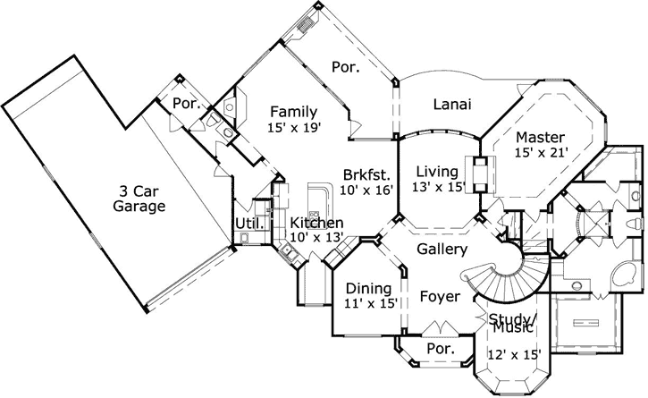 Main Floor Plan: 19-1828