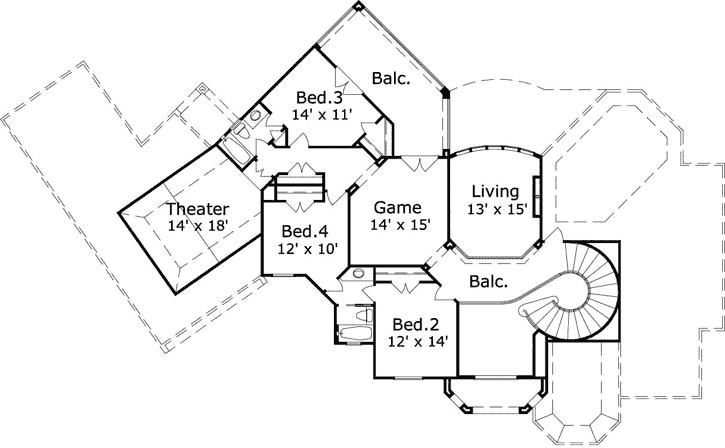 Upper/Second Floor Plan: 19-1828