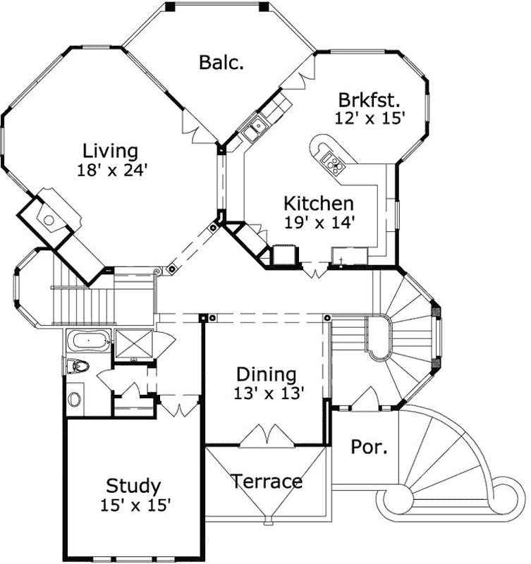 Upper/Second Floor Plan:19-1829