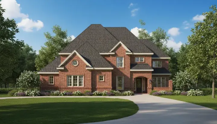 Traditional house plans 19-183 - front exterior, 3,461 sq ft, 3 bed, 2 bath house plans | Monster House Plans