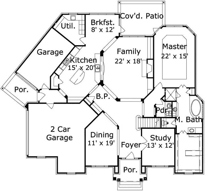 Main Floor Plan: 19-1830