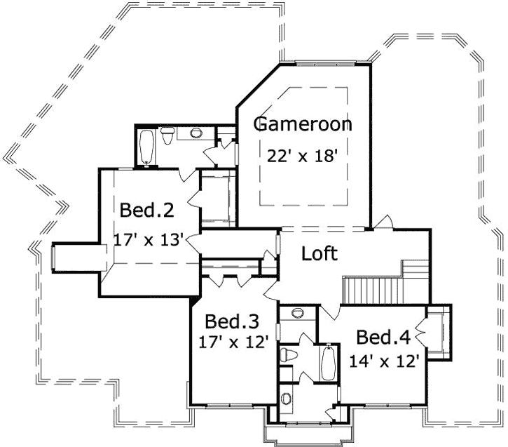 Upper/Second Floor Plan: 19-1830