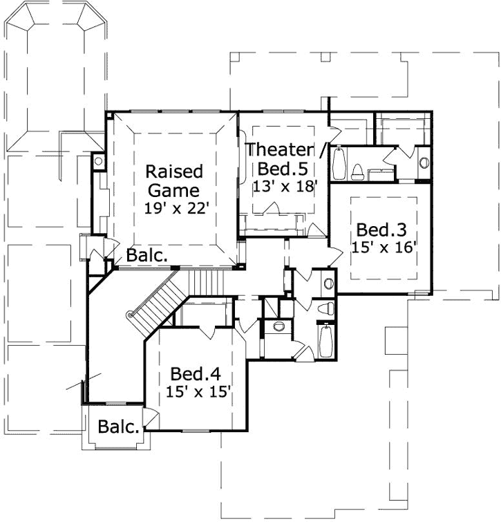 Upper/Second Floor Plan: 19-1831