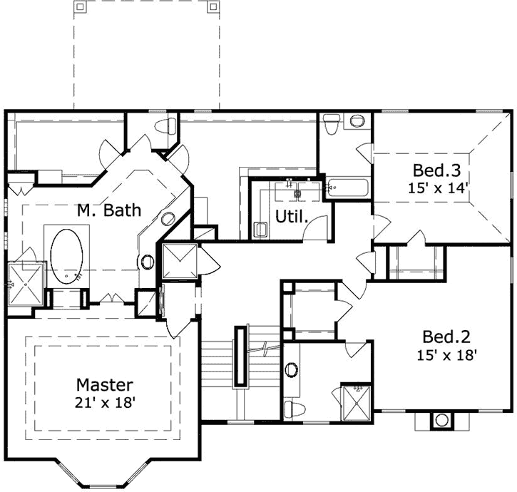 Upper/Second Floor Plan: 19-1832