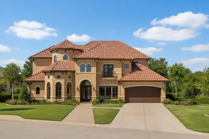 Mediterranean house plans 19-1834 - front exterior, 5,200 sq ft, 5 bed, 5 bath house plans | Monster House Plans