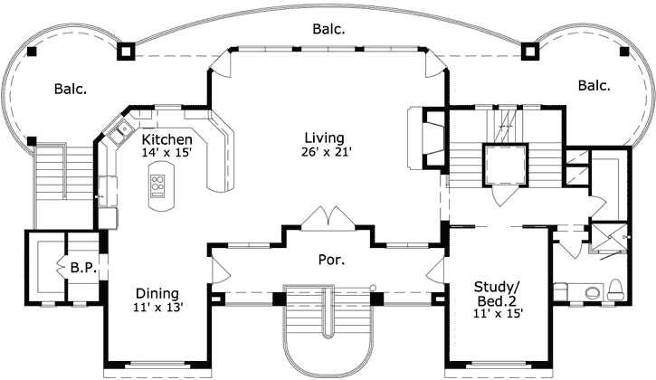 Upper/Second Floor Plan:19-1835