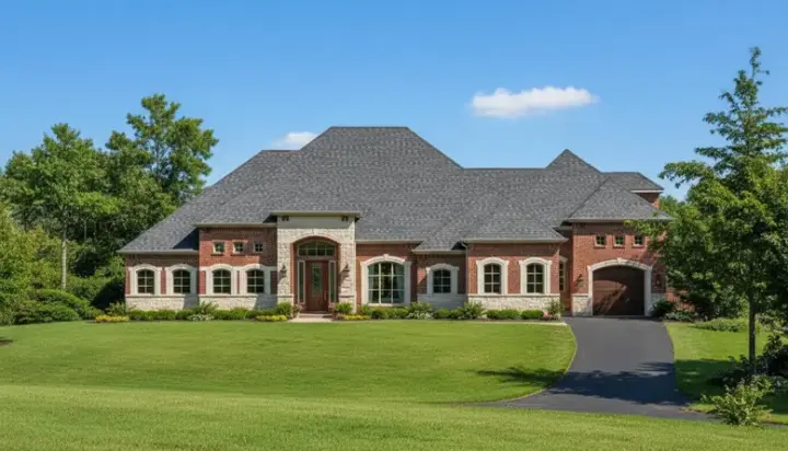 Traditional house plans 19-1836 - front exterior, 3,581 sq ft, 3 bed, 3 bath house plans | Monster House Plans