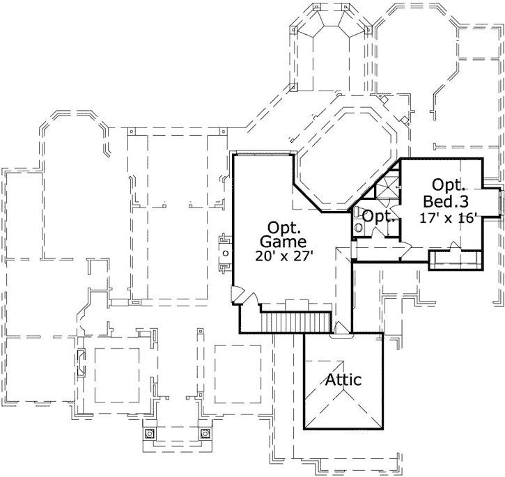 Upper/Second Floor Plan: 19-1836