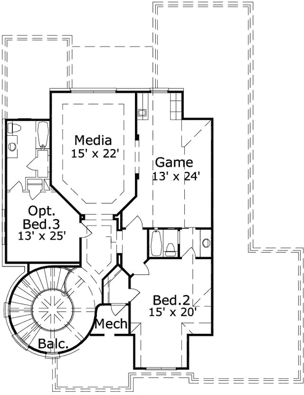 Upper/Second Floor Plan: 19-1838