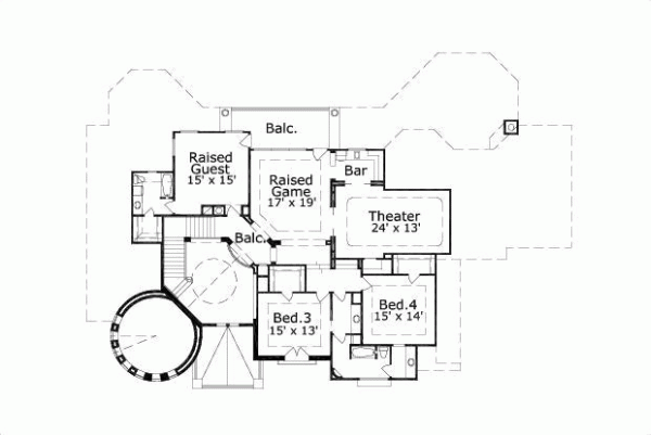 Upper/Second Floor Plan: 19-184
