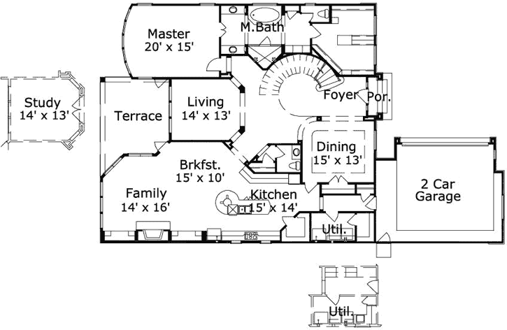 Main Floor Plan: 19-1840