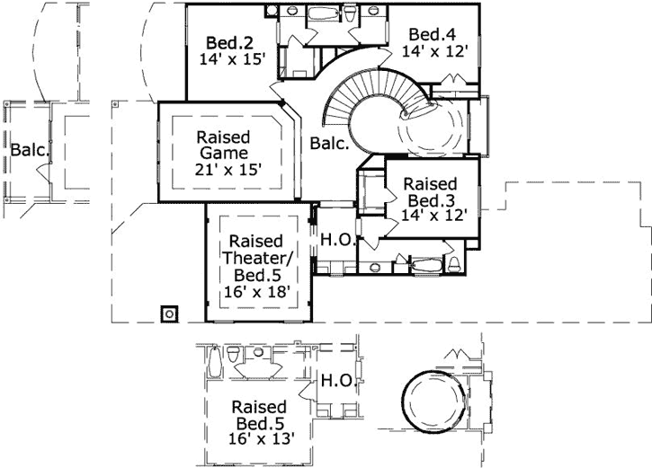 Upper/Second Floor Plan: 19-1840