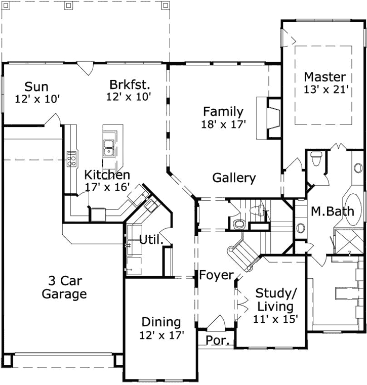 Main Floor Plan: 19-1841