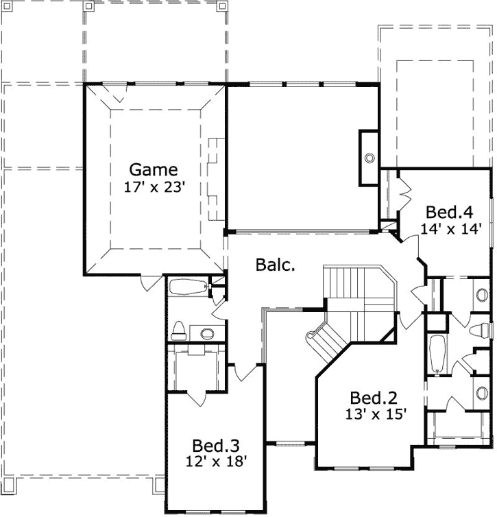Upper/Second Floor Plan: 19-1841