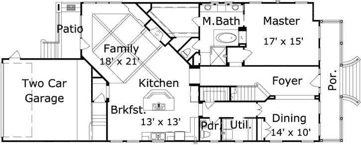 Main Floor Plan: 19-1842